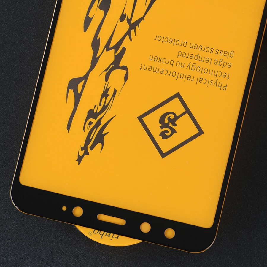 Wolfpsych 6D полное покрытие закаленное Стекло на Xiaomi Mi A2 6X полностью наклеиваемая