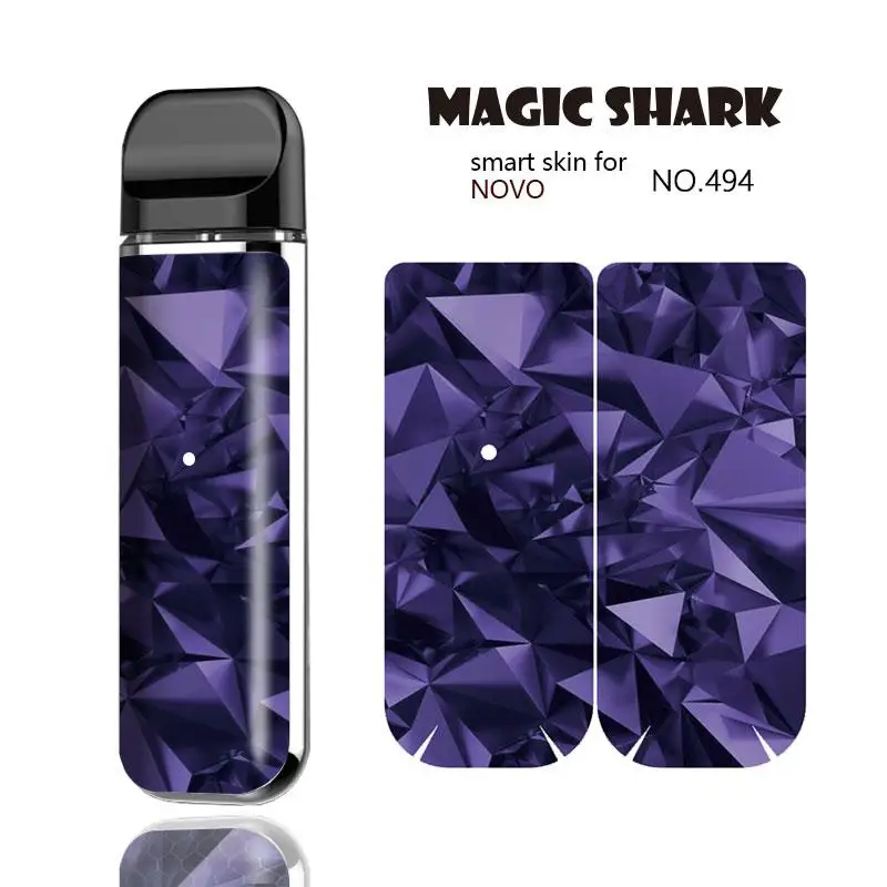 Чехол наклейка из ПВХ для Smok Novo 492 504 Magic Shark Diamond Owl Bow Popeye Skull Black Panther V Vendetta|Наклейки
