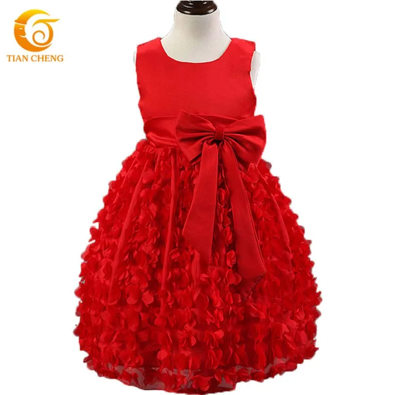 2017 Kids Pageant Dresses Cute Bow Baby Flower Girls For Party And Wedding Dress Bridesmaid Ropa De Ninas | Детская одежда и обувь