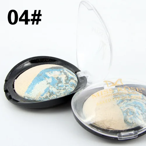 Miss Rose двухцветные запеченные тени для век водостойкие мерцающие матовые Палитра