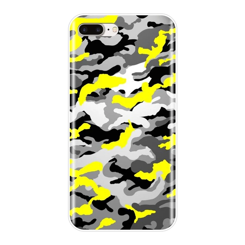 Камуфляжный военный камуфляжный чехол для телефона Apple iPhone 6 S 7 8 X XR XS Max