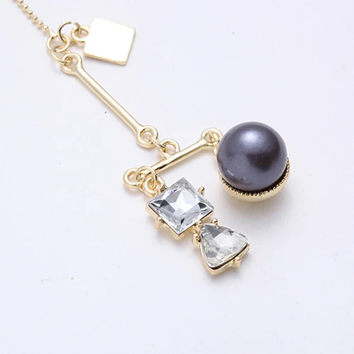 Женская Chic Уникальный Искусственный Жемчуг Горный Хрусталь Геометрическая