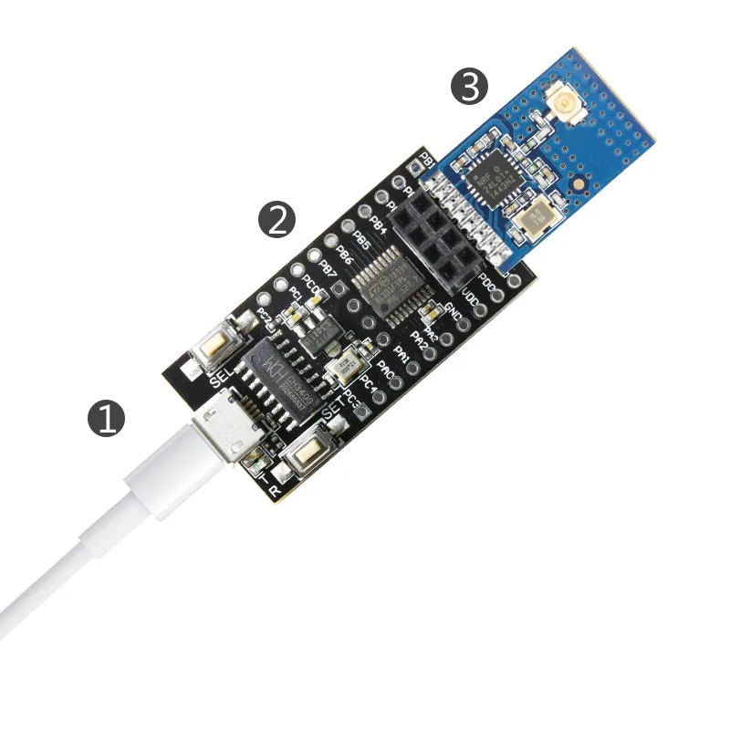 2 4G nRF24L01P беспроводные модули IPEX антенна беспроводной приемопередатчик SPI