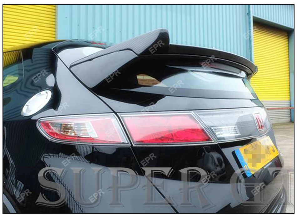 FRP Seeker крыло губы для Honda Civic FN2(2007-2011) Тип R Стекловолокно Задний спойлер обвес для FN2 Civic Стекловолоконный ствол крыло