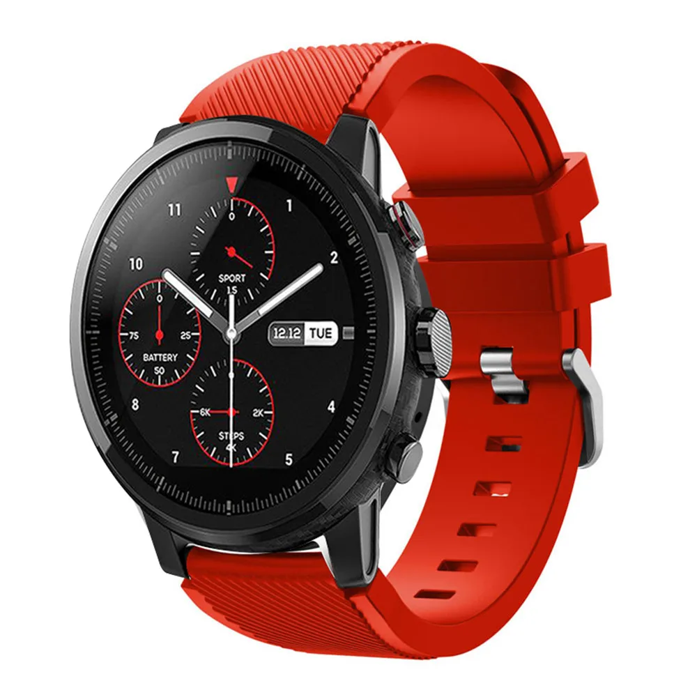 Ремешок для смарт часов Amazfit Stratos 2 2s силиконовый ремешок браслета xiaomi huami amazfit