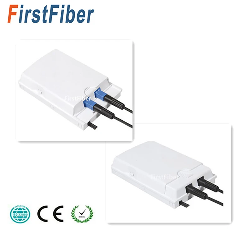 Оптоволоконный разъем ODN FTTH 2 ядра Клеммная коробка порта волоконный