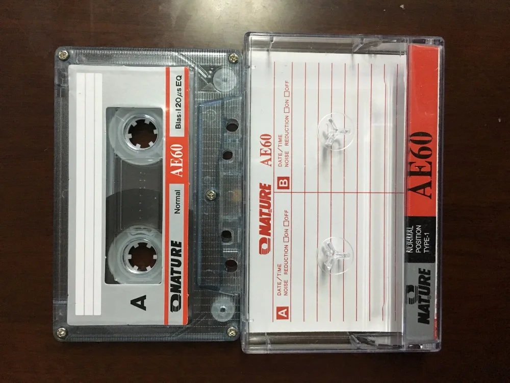 AE60 60 минут нормальное положение Тип 1 Запись пустой кассеты.|blank cassette tapes|cassette tapeblank