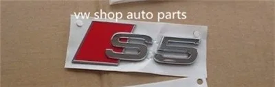 Прокат Chrome Эмблемы oem качество 's5' для Audi Cabriolet купе Sportback TFSI|car chrome|car badges emblemschrome