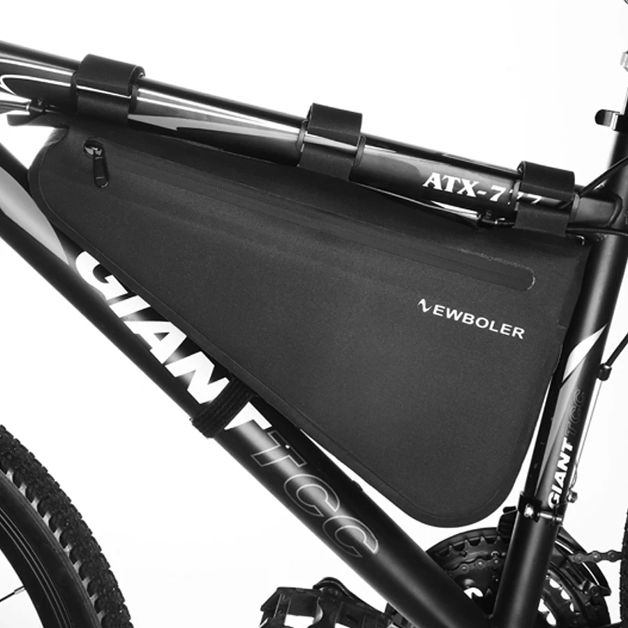 

NEWBOLER Waterproof Bike Bag Bicycle Touring Trunk Pack Saddle bag Gear Front Top Tube Bycicle Bikepacking Handlebar Bag Option