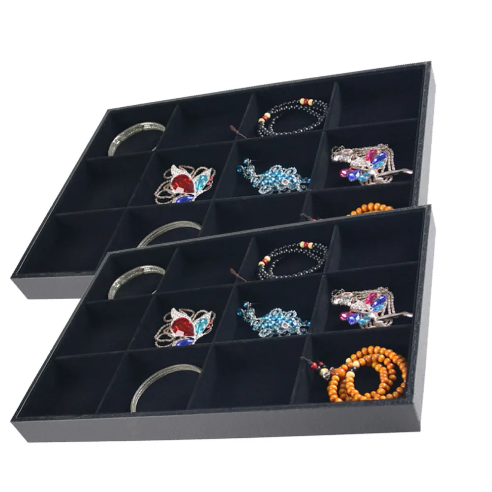 Лидер продаж поднос для ювелирных украшений с 12 оборками чехол всех видов