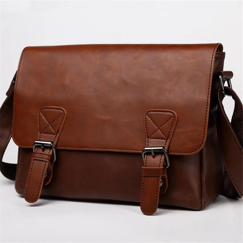 Мужские Винтажные Сумки-мессенджеры высокого качества популярные сумки через