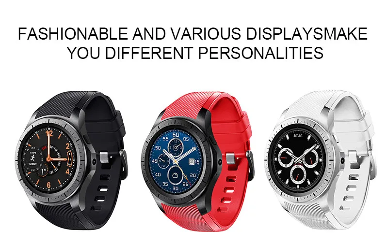 Smart Watch GW10 Android Smartwatch GPS Bluetooth WiFi Heart Rate Fitness Tracker Support 3G SIM Card 2MP Camera Rsmtte |
