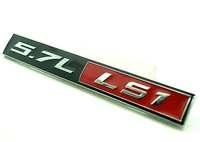 1 pcs 5 7l ls1 car side plate emblem for f150 universal red black car stickers car styling car styling