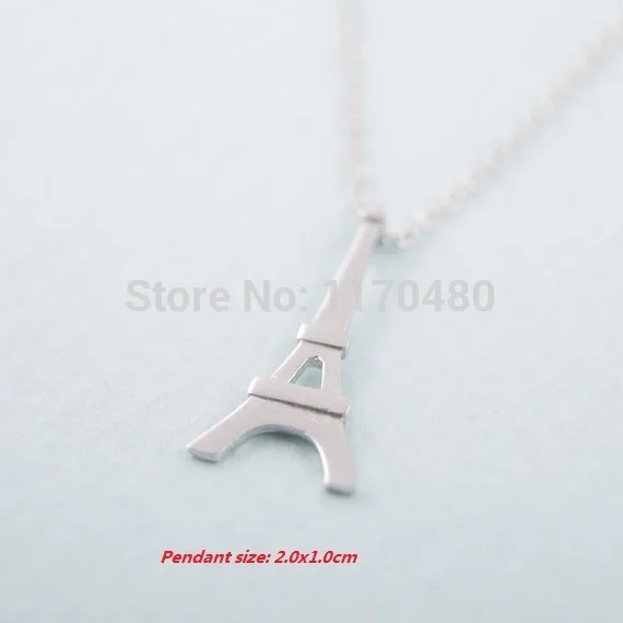 Модное золотое ожерелье Oly2u с Парижской Эйфелевой башней подвеска для девушки