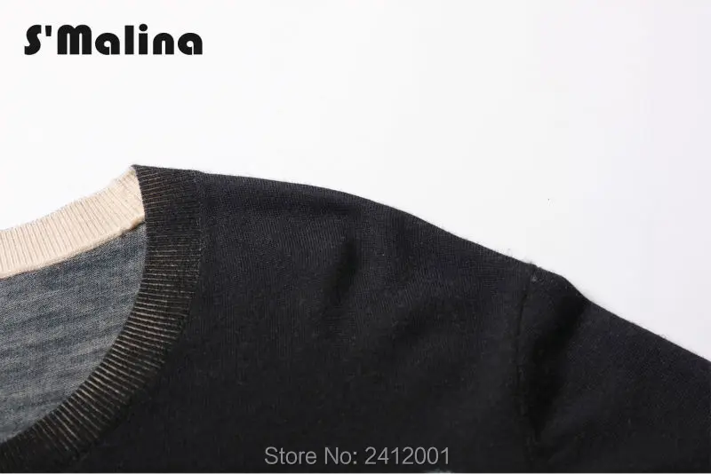 Бесплатная доставка 2016 Осень/Зима Человек Шерстяной Свитер с Граффити Печати