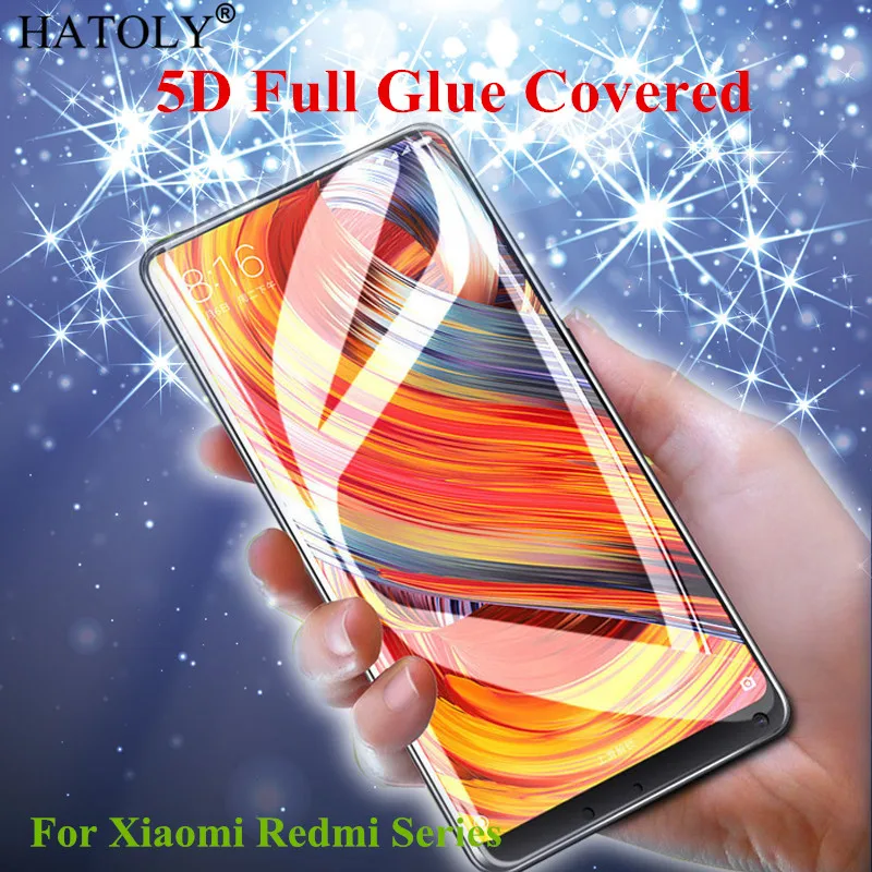 5D закаленное стекло для Xiaomi Redmi 4x/Mi Mix 2/Mi note 3/5 Plus/Redmi Mi6/Mi7/5a/3 s/mi a1/4a/mix 2s полное
