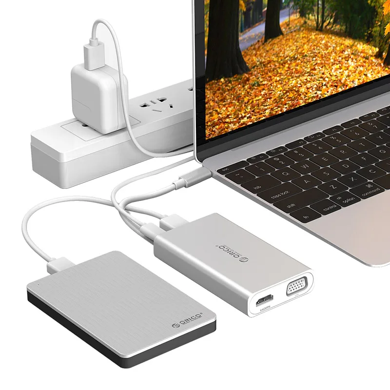ORICO Matedock LAN адаптер сети Ethernet Проводная сеть для Huawei Matebook Type C многофункциональная