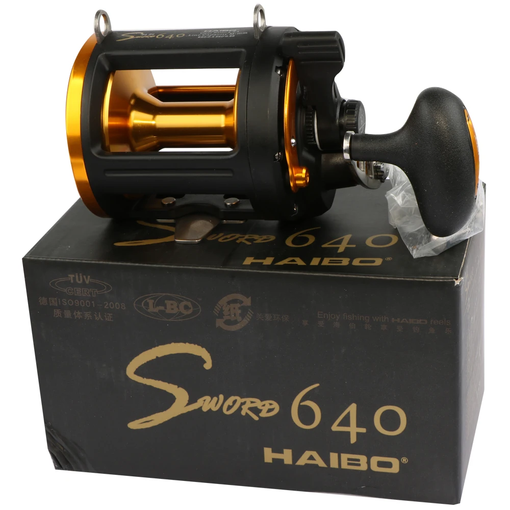 Haibo Sword 640 круглая Рыболовная катушка для заброса приманки длинная большой игры