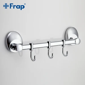 FRAP Новое поступление, 1 комплект, держатель башни для отдыха, настенное крепление, три крючка, аксессуары для ванной комнаты, крючок для полотенца F1615-3