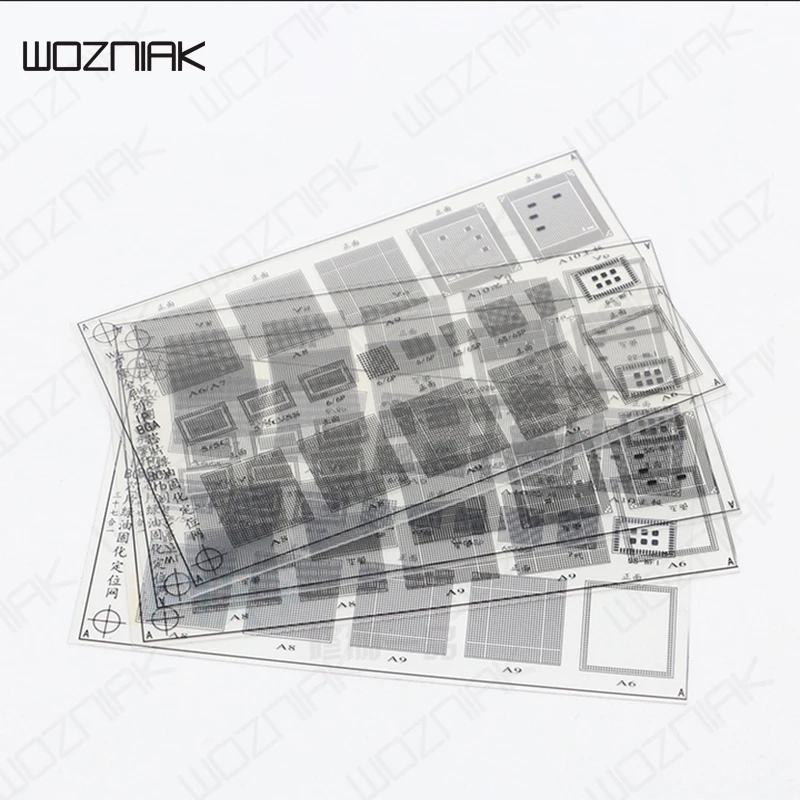 Wozniak полный комплект УФ отверждения Зеленая сеть ЦП припоя точка PCB линия BGA чип