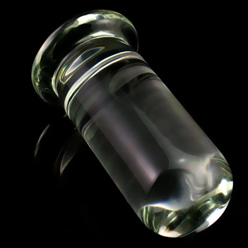 New Cylindrical transparent glass anal plug huge big dildo 61mm diameter buttplug large butt anus dilator stimulator | Красота и