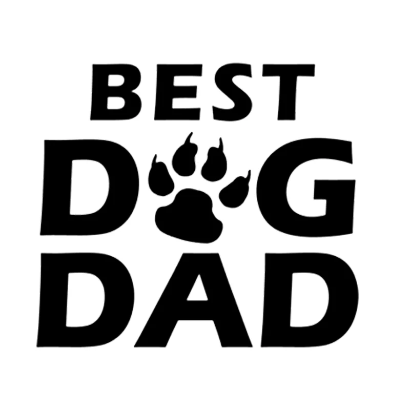 Виниловые автомобильные наклейки Best Dog Dad аксессуары для упаковки автомобиля