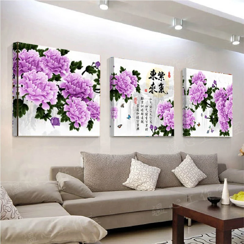 Настенная картина Куадрос деокрацион 3 шт. | Дом и сад