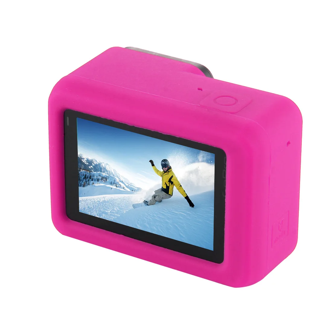 PULUZ для GoPro аксессуары для GoPro HERO()/7 черный/6/5 силиконовый защитный Корпус мягкий чехол с крышкой объектива
