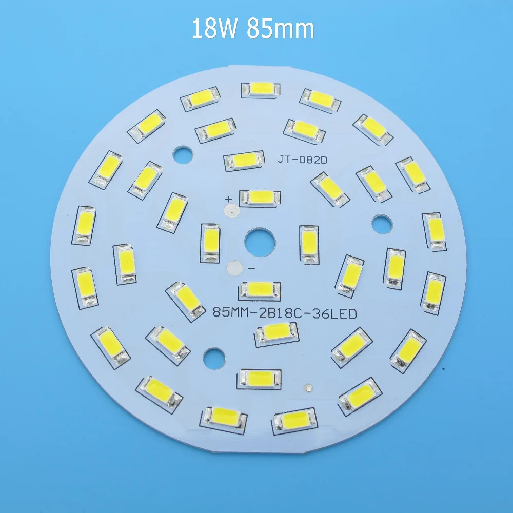 2 шт. SMD5730 светодиодная печатная плата 15 Вт 18 85 мм 90 100 120 белый/натуральный