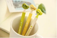 25pcs beans press the ballpoint pen lovely creative stationery 15cm long free shipping