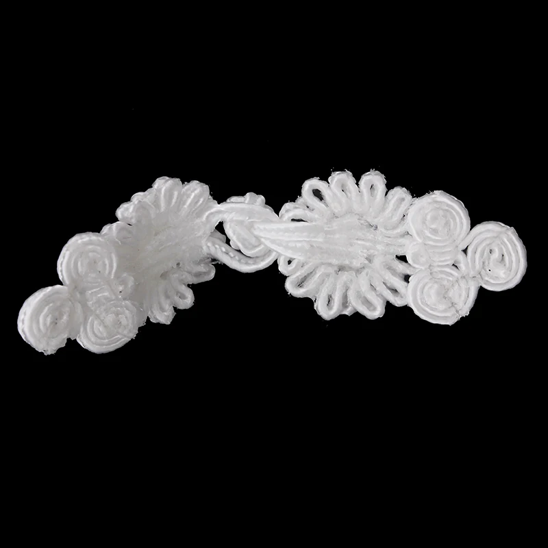 50 набор ремесло белый плетеный из бисера Стразы застежки кнопки китайская