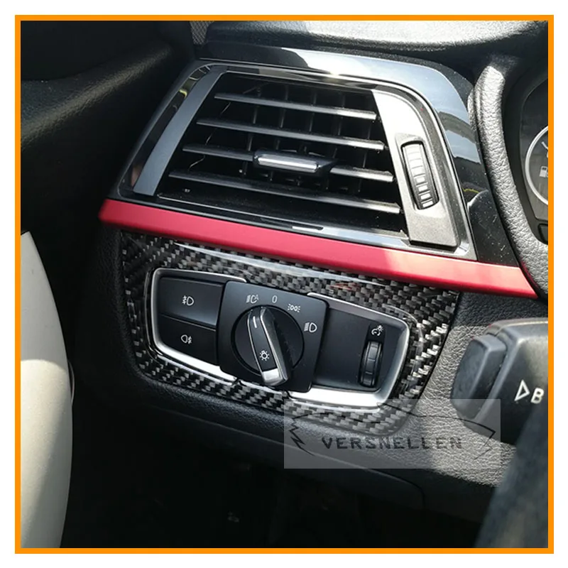 Кнопки переключения фар из углеродного волокна декоративная рамка обшивка