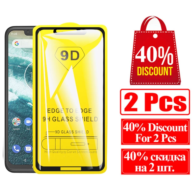 9D Защитное стекло для Motorola Moto P30 Note One Power Verre защита экрана закаленное Tremp полное