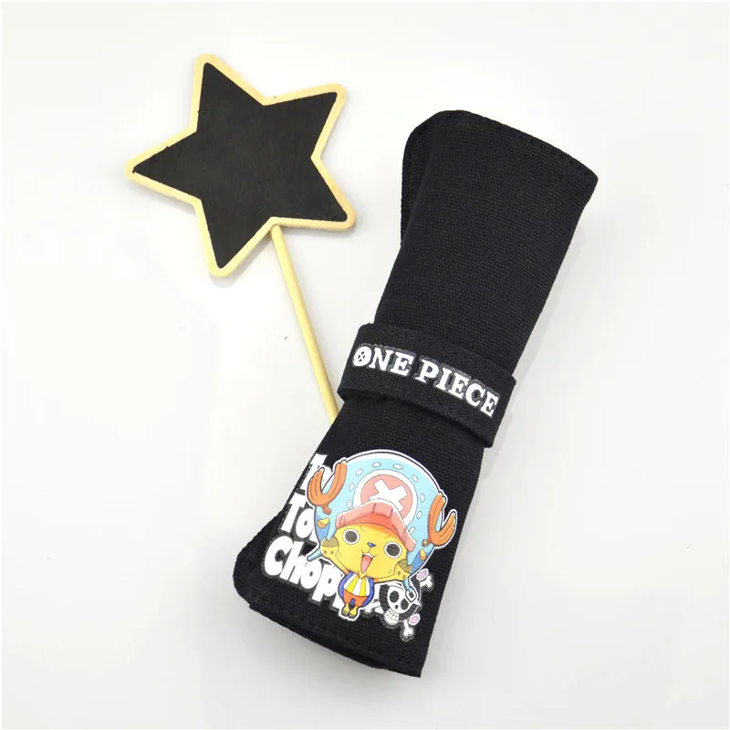 Мультяшный аниме цельный холщовый чехол для карандашей Luffy, чехол для карандашей, чехол для хранения канцелярских принадлежностей, чехол для ручек, детские школьные принадлежности, подарок - Цвет: Chopper