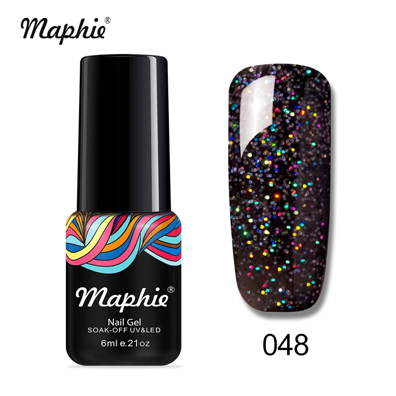 Maphie Полупостоянный светодиодный Гель-лак для ногтей 6 мл 78 цветов УФ Гель-лак для ногтей замочить Белый Цвет Гель-лак - Цвет: 048