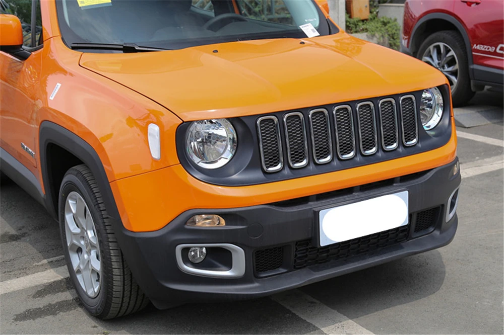 3 в 1 функции авто светодиодный для Jeep Renegade DRL Дневной светильник автомобиля проектор противотуманная фара с желтым сигналом
