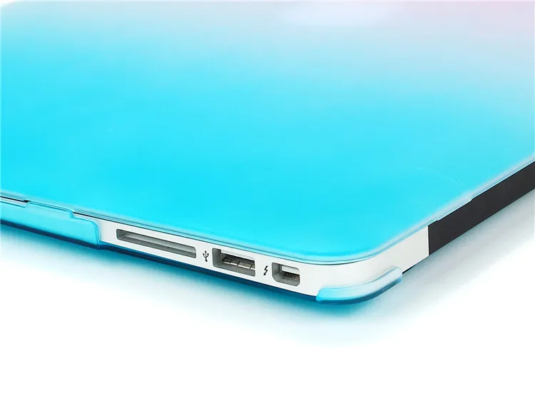 Жесткий защитный чехол 3 в 1 Радужный для MacBook Air 13 Pro 13/15 дюймов с сенсорной панелью
