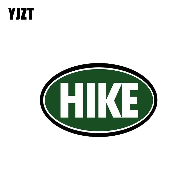 

YJZT 12CM*7.5CM Reflective Decal Personality HIKE Sports Car Sticker PVC 12-1278