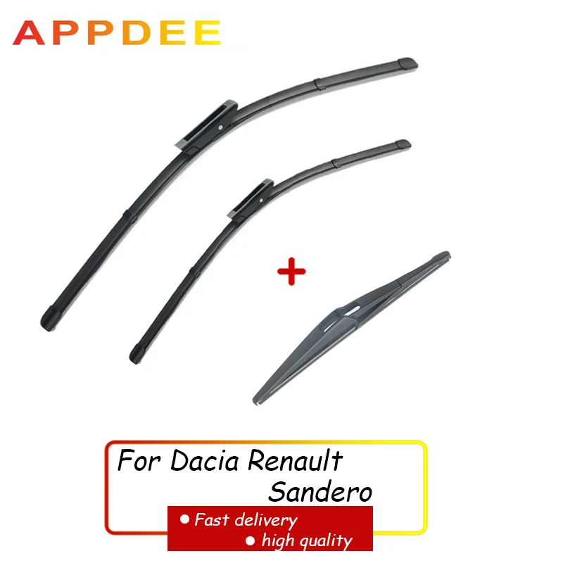 Набор щёток стеклоочистителя APPDEE для Dacia Renault Sandero 2015 2016 2017 2018 2019 лобового стекла 22