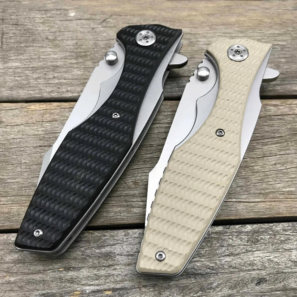 Складной нож LDT 0393 CPM 20CV лезвие G10 шариковый подшипник тактический для кемпинга