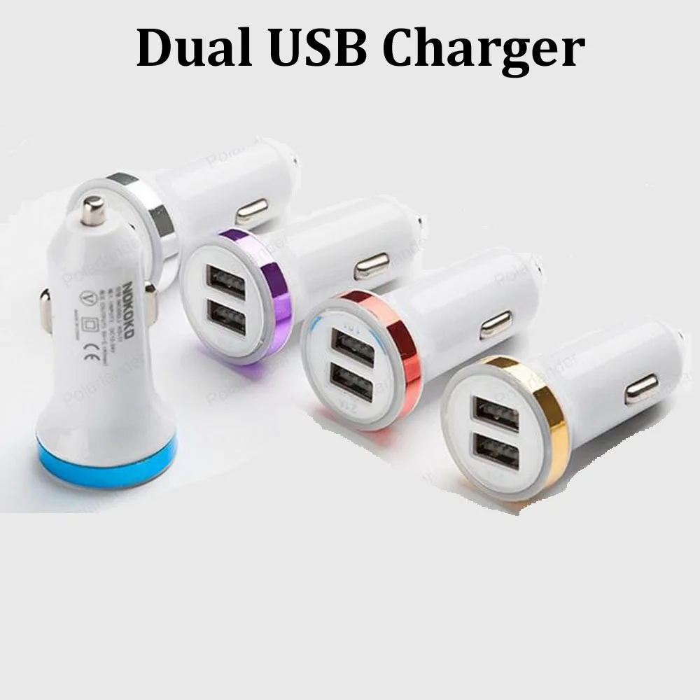 Адаптер с двумя USB портами для мобильных телефонов и цифровых камер 12 24 В 2 0 А 1