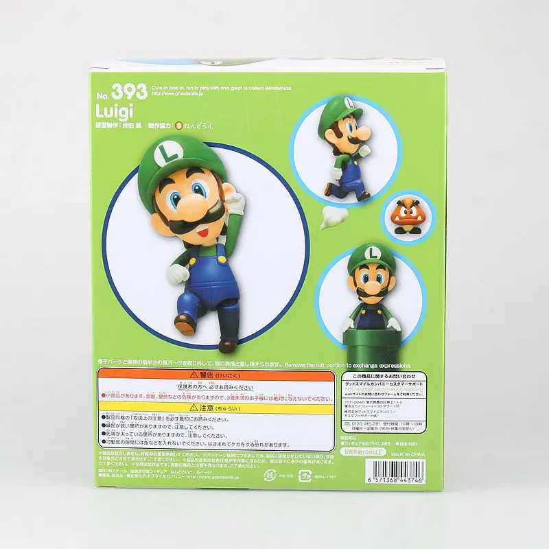 Супер фигура Марио игрушка Nendoroid 473 Луиджи 393 с Жаба гриб Goomba призрак пуля большие