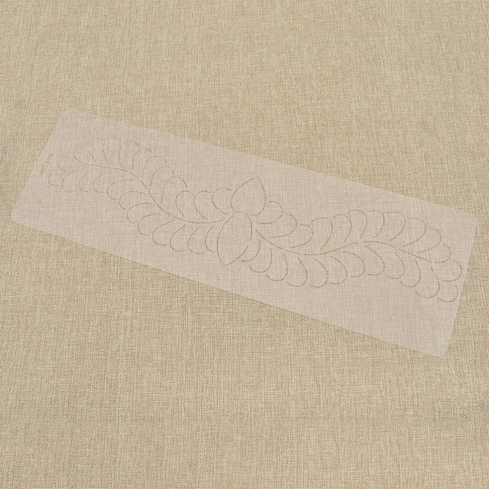 Пластиковые спиральные цветочные узоры стеганые гофрированные шаблоны вышивка