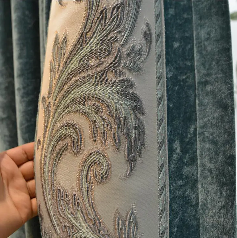 Роскошные шенилловые занавески в дворцовом стиле на заказ итальянские марлевые