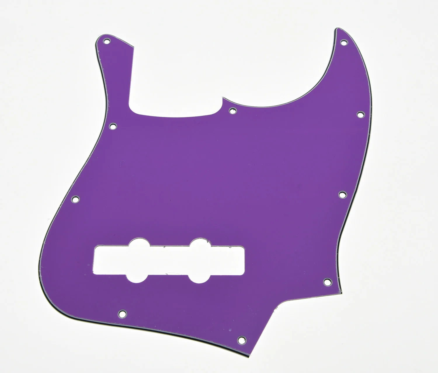 Purple KAISH стандарт Jazz J Bass Накладка для защиты деки с винтами Scrach пластины различных цветов - Цвет: Purple