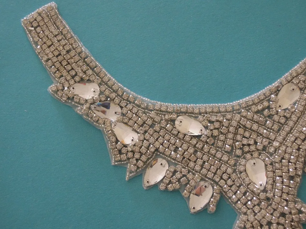 Отделка воротника для платья WDD0308 | Дом и сад