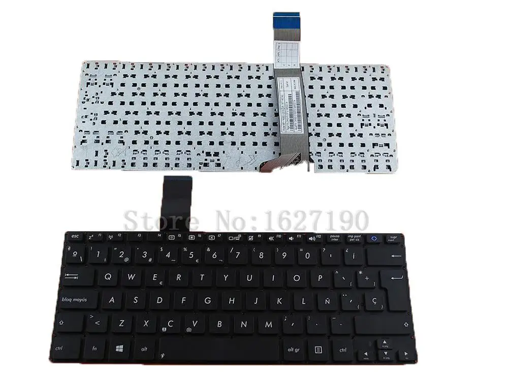 SP/испанская клавиатура для ноутбука ASUS VivoBook S300, S300C, S300CA, S300K, S300KI, черная, Win8, PN:MP-11N56LA-5281W 13C104315191M