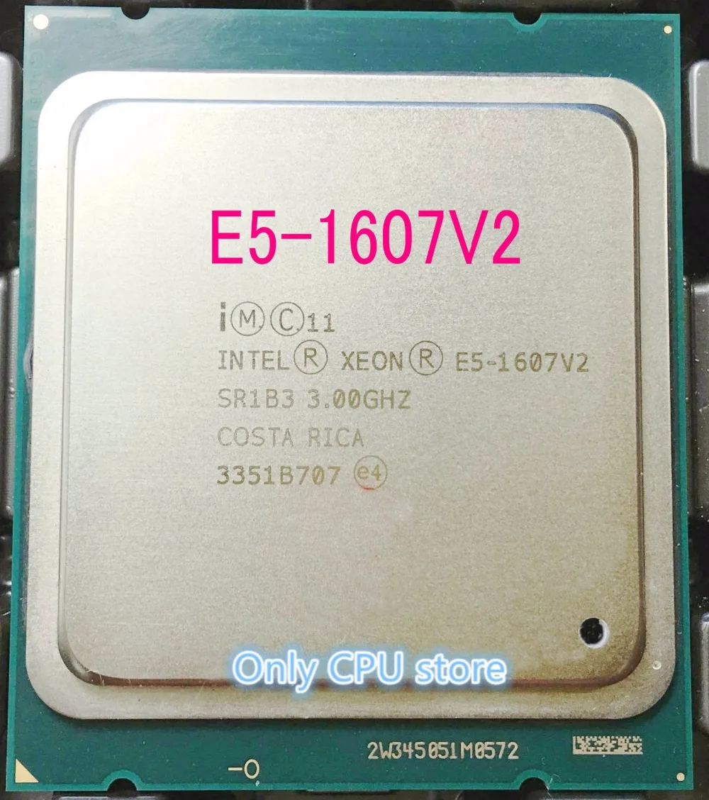 Бесплатная доставка процессор Intel ЦП Xeon E5 1607V2 SR1B3 3 00 ГГц 4 ядра 15M LGA2011 1607V2|xeon cpu|intel