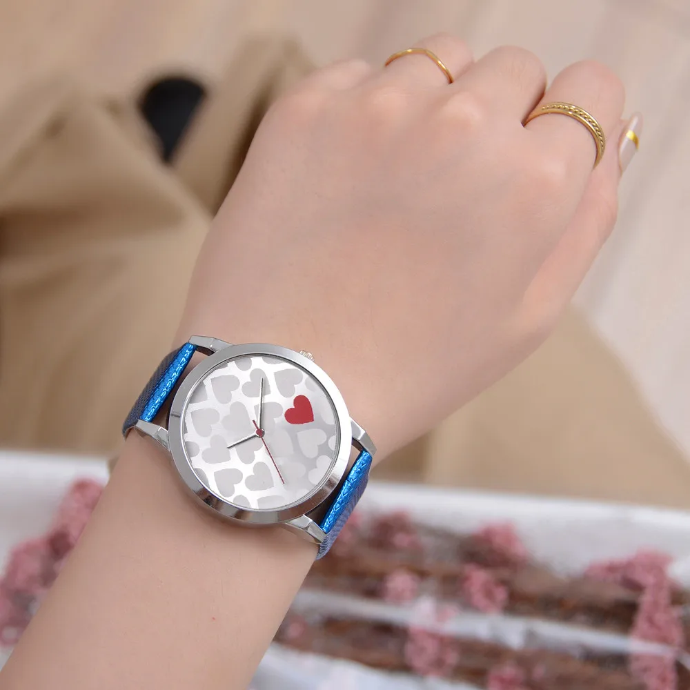 Женские модные роскошные повседневные часы A40 кожаные кварцевые из нержавеющей