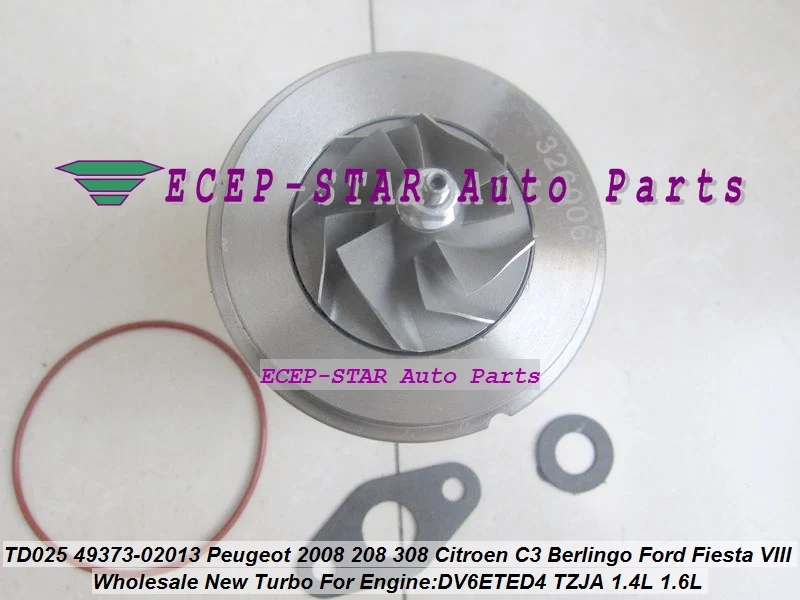 Турбокартридж CHRA 49373 02013 02003 02002 0375Q9 для Citroen C3 Berlingo 2 Peugeot 2008 208 308 DV6ETED4 л HDI|turbo